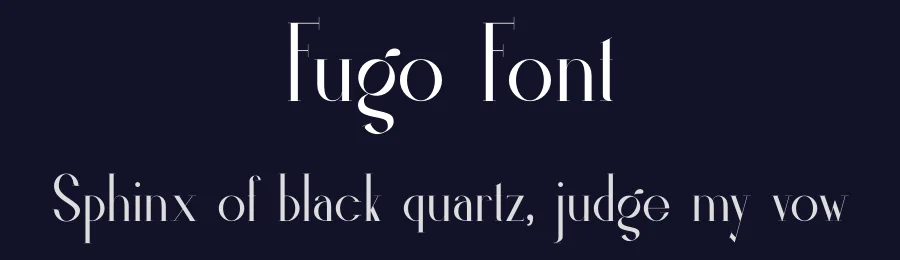 Fugo Font by yaqublekker — Serif Font — thumbnail 2