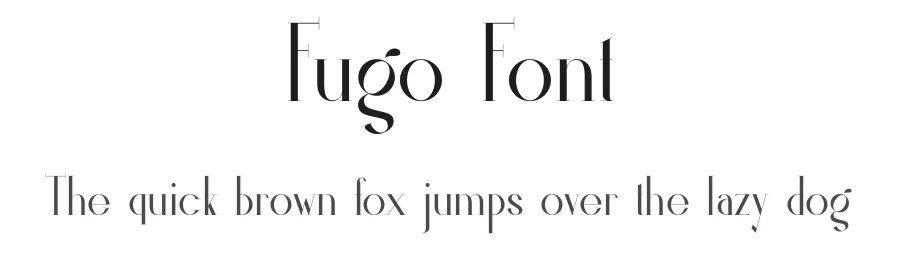 Fugo Font by yaqublekker — Serif Font