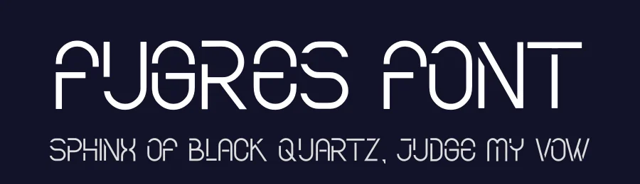 Fugres Font by hayoyuka8 — Display Font — thumbnail 2