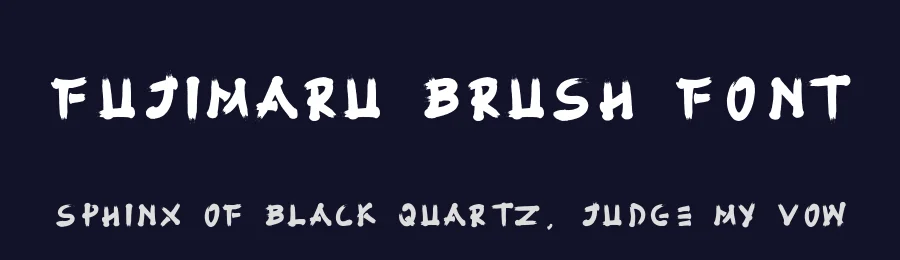 Fujimaru Brush Font by nurrehmetstudio — Script Handwritten Font — thumbnail 2