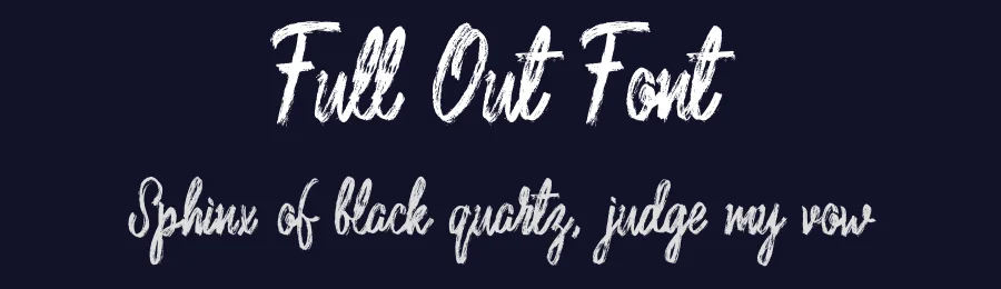 Full Out Font by Cocodesign — Script Handwritten Font — thumbnail 2