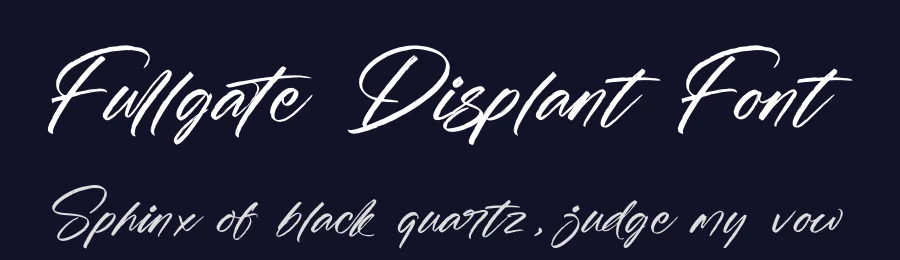 Fullgate Displant Font by stylishtype.co — Script Handwritten Font — thumbnail 2