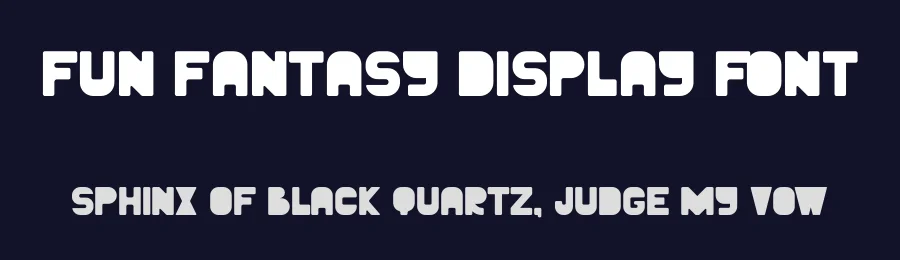 FUN FANTASY DISPLAY Font by imamfathoni0 — Display Font — thumbnail 2