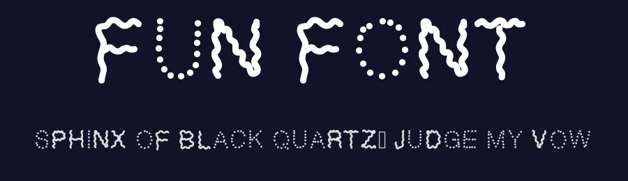 Fun Font by Igor Grovich — Display Font — thumbnail 2