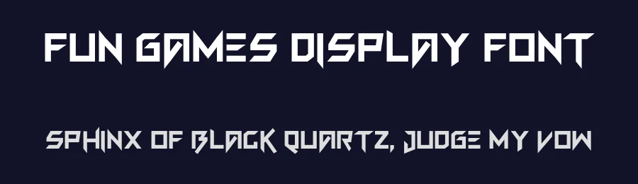 Fun Games Display Font by StringLabs — Display Font — thumbnail 2