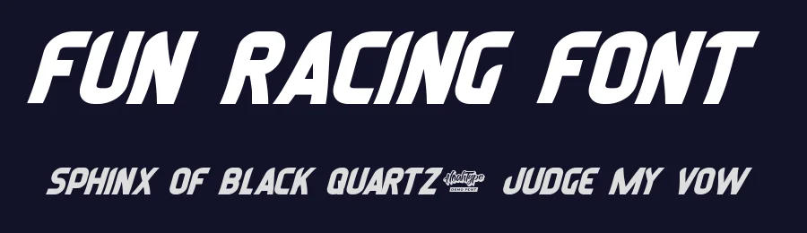 Fun Racing Font by noahtype — Decorative Font — thumbnail 2
