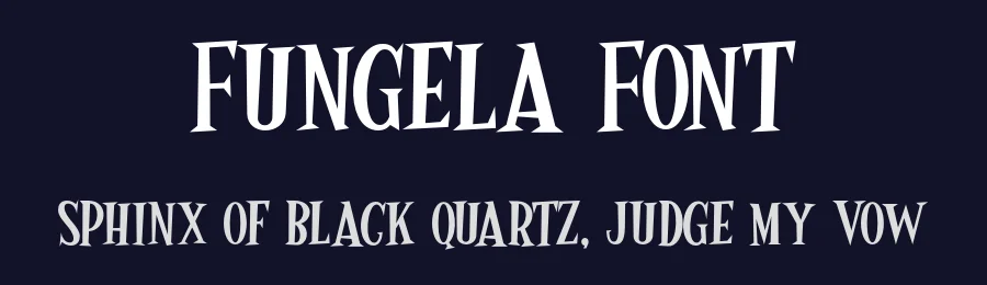 Fungela Font by ahweproject — Display Font — thumbnail 2