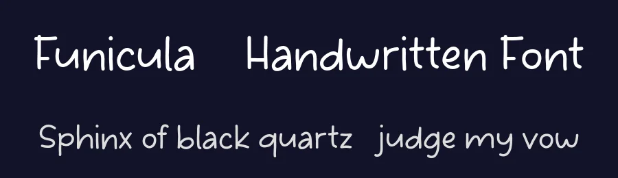 Funicula – Handwritten Font by Pikgura Type — Display Font — thumbnail 2