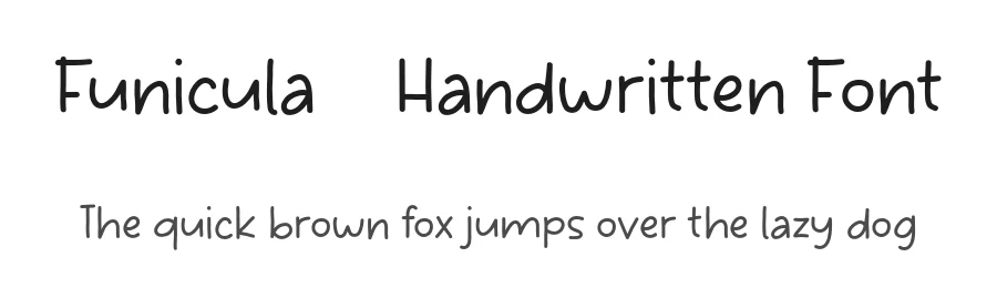 Funicula – Handwritten Font by Pikgura Type — Display Font
