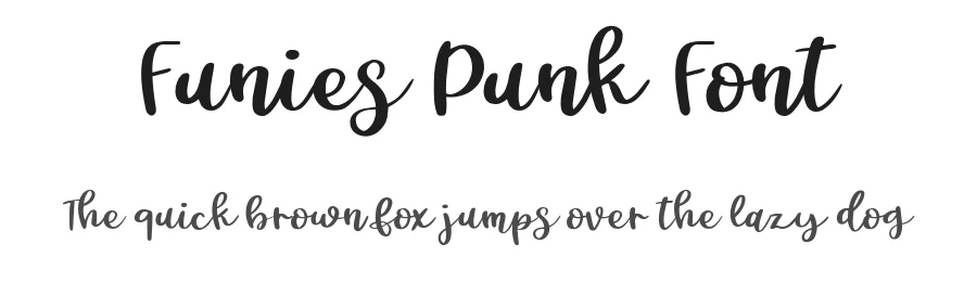 Funies Punk Font by metafontsy — Script Handwritten Font