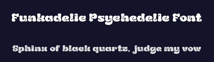 Funkadelic Psychedelic Font by PutraCetol Studio — Display Font — thumbnail 2