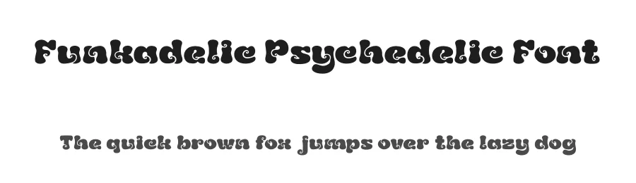 Funkadelic Psychedelic Font by PutraCetol Studio — Display Font