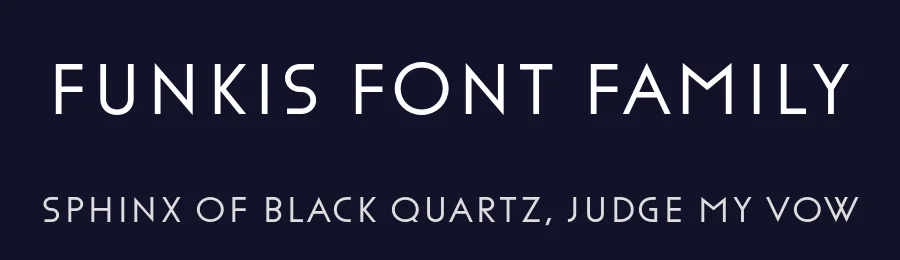 Funkis Font Family by Letters from Sweden — Sans Serif Font — thumbnail 2