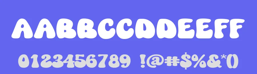 Funky Flower Display Font by keithzo — Display Font — thumbnail 3