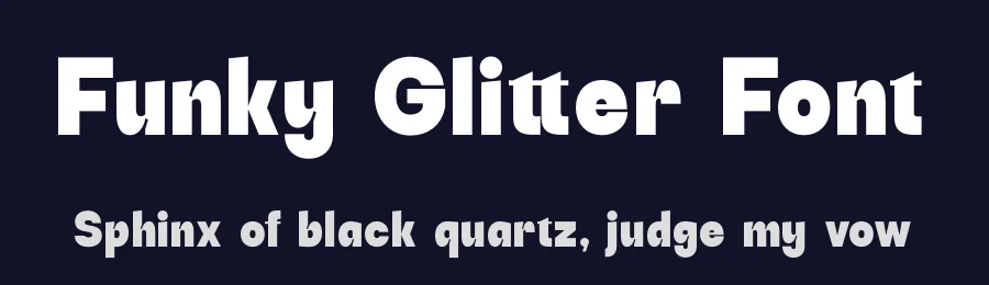 Funky Glitter Font by timelesstype.co — Display Font — thumbnail 2