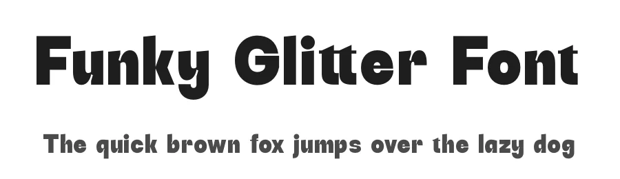 Funky Glitter Font by timelesstype.co — Display Font