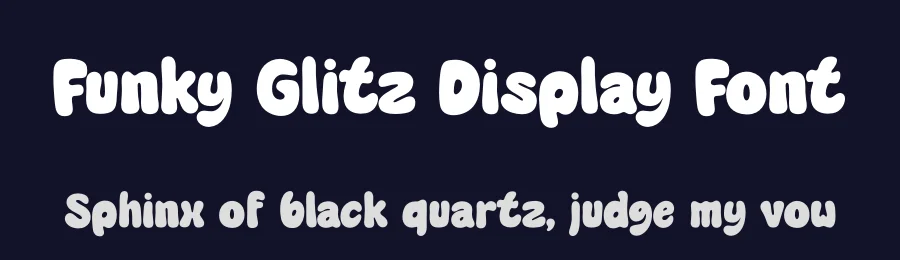 Funky Glitz Display Font by timelesstype.co — Display Font — thumbnail 2