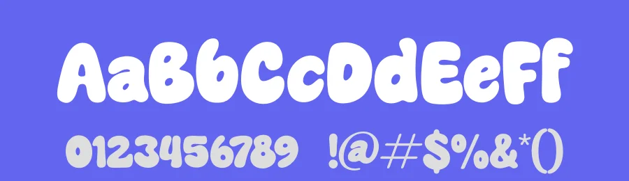 Funky Glitz – Retro Bubble Display Font by timelesstype.co — Display Font — thumbnail 3