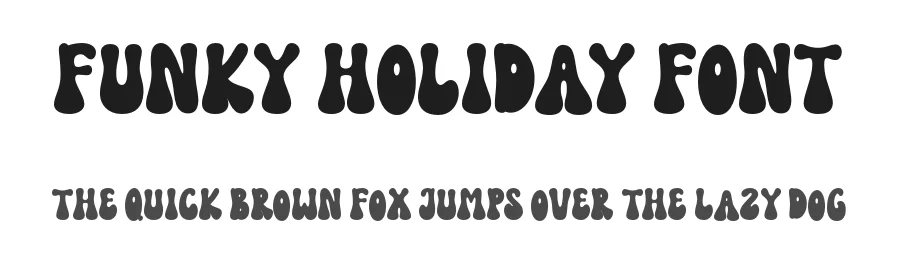 Funky Holiday Font by Koplexsstudio — Display Font