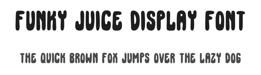 Funky Juice Display Font by Forberas Foundry — Display Font