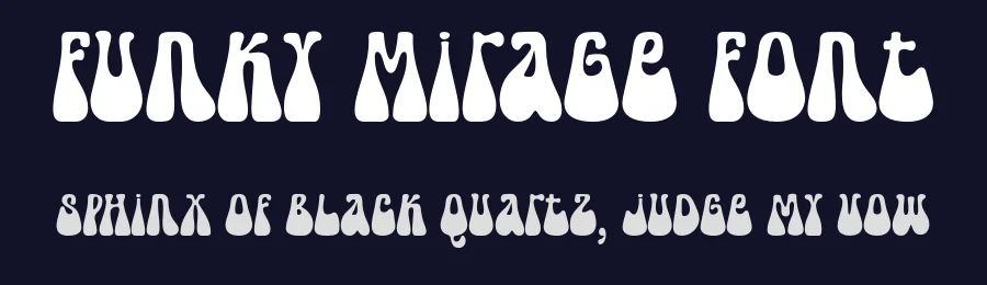 Funky Mirage Font by Creavibes Design — Display Font — thumbnail 2
