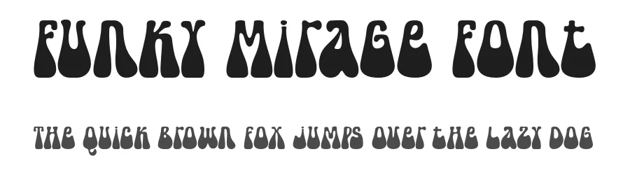Funky Mirage Font by Creavibes Design — Display Font