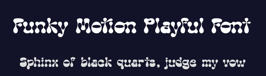 Funky Motion Playful Font by timelesstype.co — Display Font — thumbnail 2