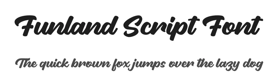 Funland Script Font by grezlinestudio — Script Handwritten Font