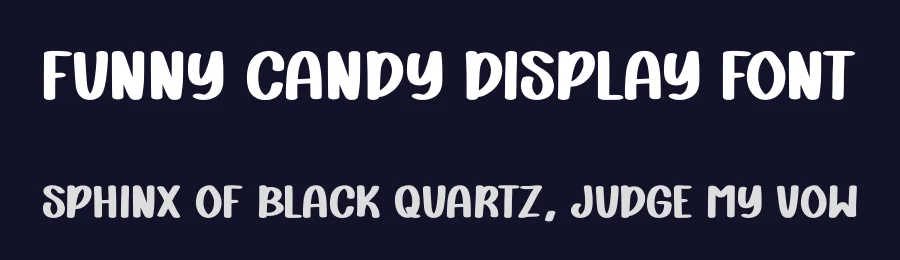 Funny Candy Display Font by Craftedtype — Decorative Font — thumbnail 2