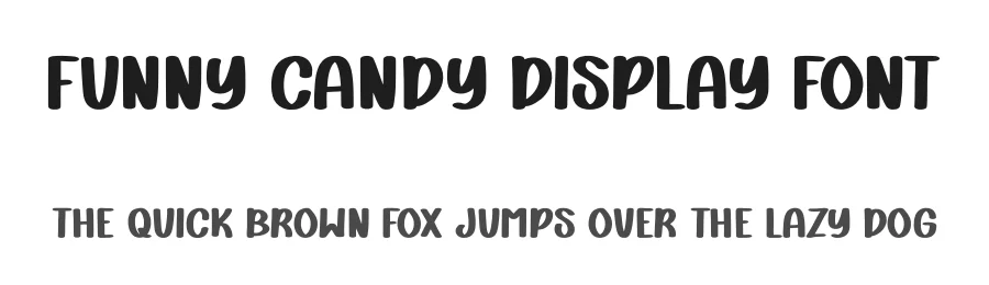Funny Candy Display Font by Craftedtype — Decorative Font