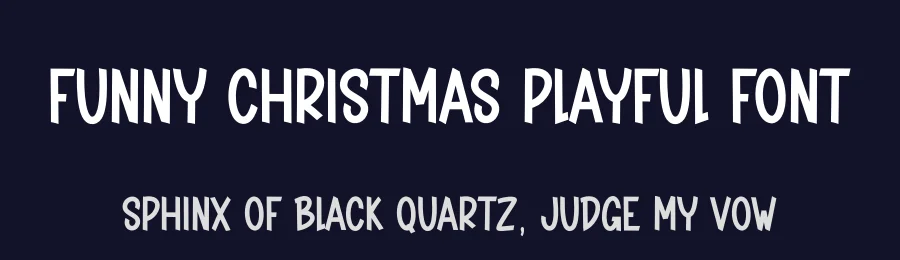 Funny Christmas Playful Font by creativeletter — Display Font — thumbnail 2