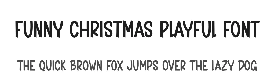 Funny Christmas Playful Font by creativeletter — Display Font