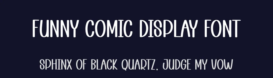 Funny Comic Display Font by andikastudio — Display Font — thumbnail 2
