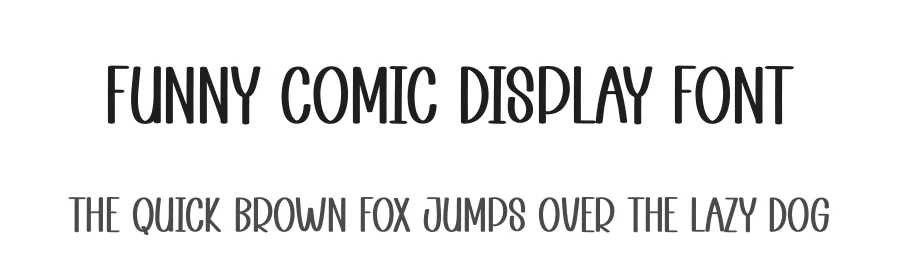 Funny Comic Display Font by andikastudio — Display Font