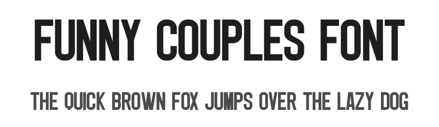 Funny Couples Font by Craftedtype — Decorative Font