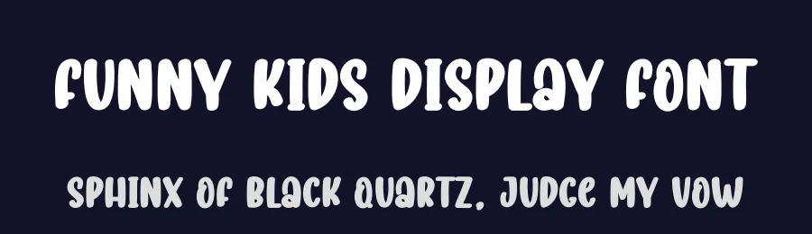 Funny Kids Display Font by creativeletter — Display Font — thumbnail 2