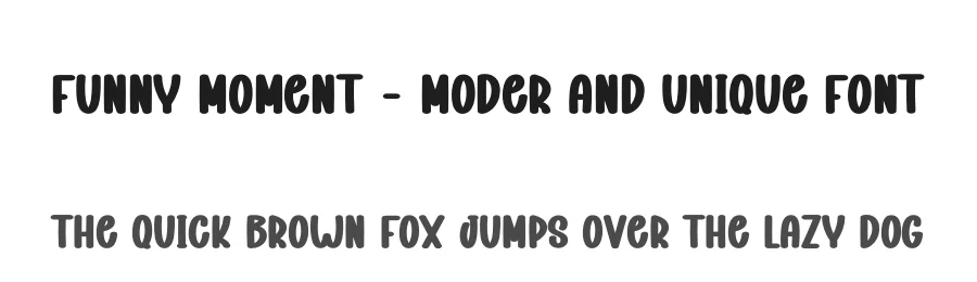 Funny Moment – Moder And Unique Font by andikastudio — Display Font