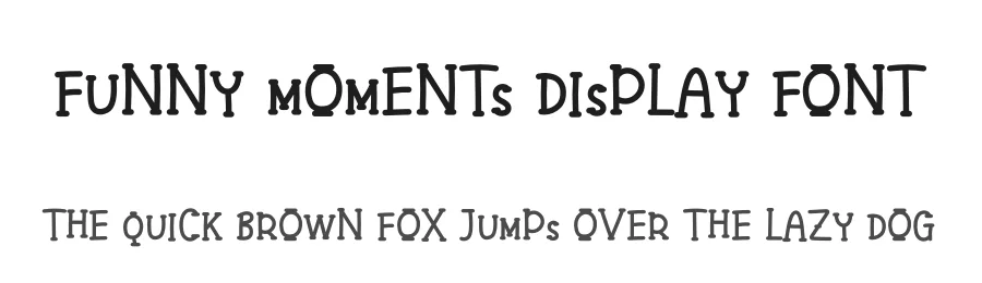 Funny Moments Display Font by creativeletter — Display Font