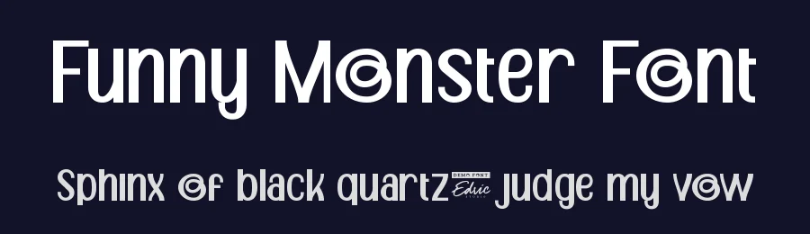 Funny Monster Font by edricstudio — Display Font — thumbnail 2