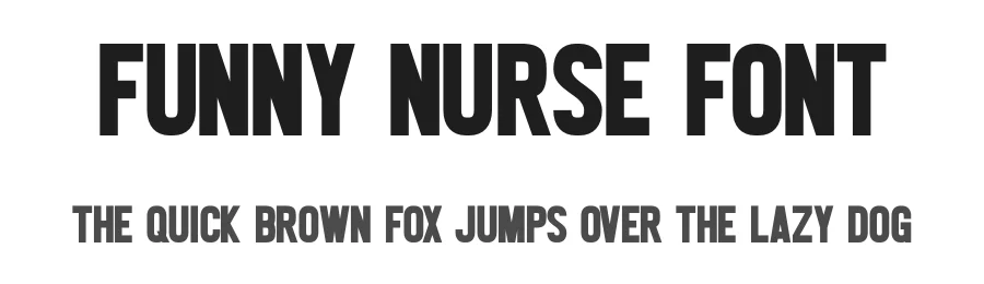 Funny Nurse Font by Craftedtype — Sans Serif Font
