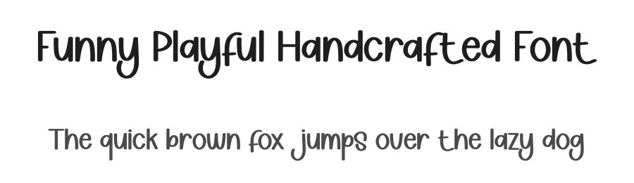 Funny Playful Handcrafted Font by andikastudio — Display Font
