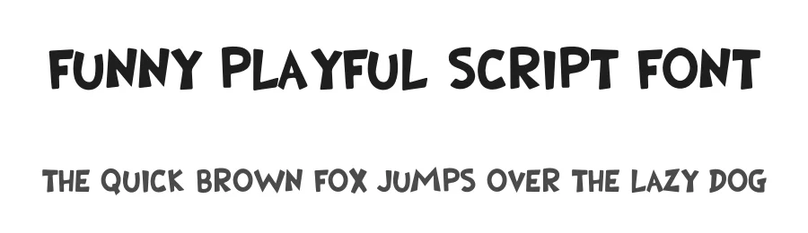 Funny Playful Script Font by freshtypeink — Script Handwritten Font
