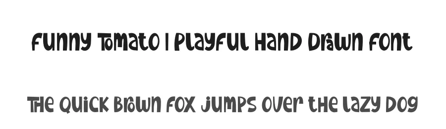Funny Tomato | Playful Hand Drawn Font by Gracetypestudio — Script Handwritten Font