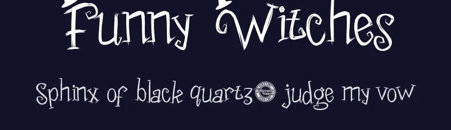 Funny Witches by CalligraphyFonts.net — Display Font — thumbnail 2