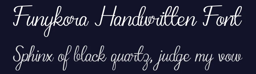 Funykora Handwritten Font by planetz studio — Script Handwritten Font — thumbnail 2