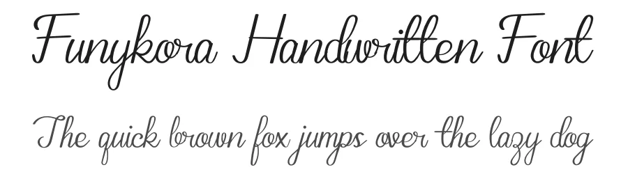 Funykora Handwritten Font by planetz studio — Script Handwritten Font