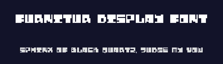 Furnitur Display Font by Alexey Atapin — Display Font — thumbnail 2