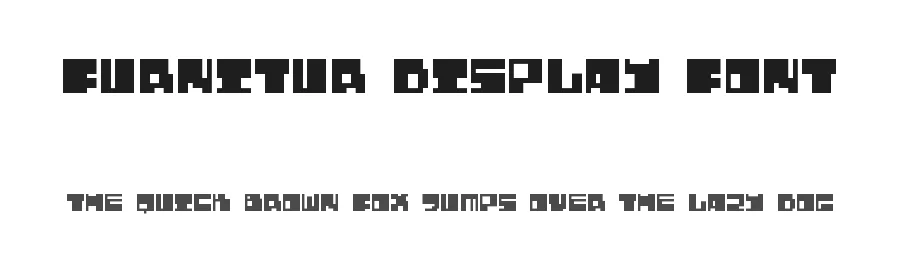 Furnitur Display Font by Alexey Atapin — Display Font