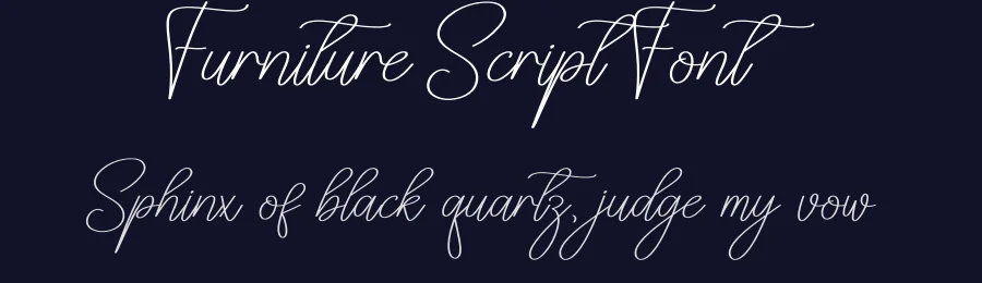 Furniture Script Font by creativeletter — Script Handwritten Font — thumbnail 2