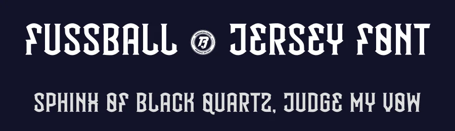 Fussball – Jersey Font by Studio TRQ — Blackletter Font — thumbnail 2